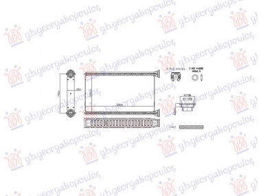 GREJAC KABINE 1.6/2.0/3.0 ZA SVE MODELE (MAN/AUTO) (230x134) (NISSENS)