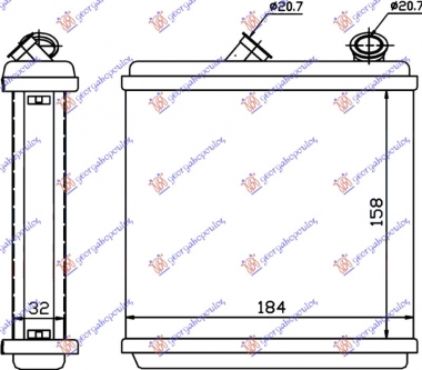 GREJAC KABINE +/-AC (BR) (160x185x32)