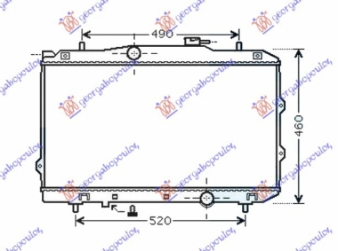 HLAD 1.6i-16V +/-A/C (x37.5x67x16) 06-09