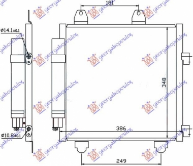 HLAD. KLIME 1.0 BEN 1.4 DIZ (350x330x16)