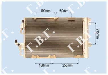 HLAD KLIME 2.0i16V (55.5x38.2x1.8)