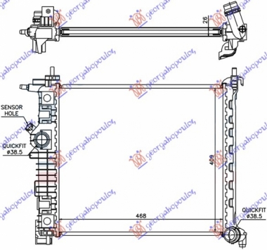 HLAD MOT 1.4i-16V TURBO(47x42.8)A14NEL/T