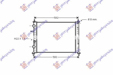 HLAD MOT BENZ. ZA SVE BEZ POS SA CEV.8mm