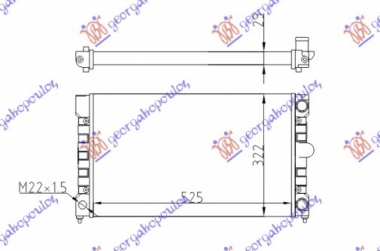 HLAD MOTORA 1.6-1.8 -A/C (52x32)
