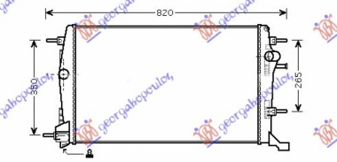 HLAD MOTORA 1.6-2.0 DCi +/- A/C(65x43x34