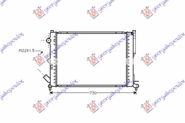 HLAD MOTORA 1.8-2.0 +/-A/C (63.4x43.8)