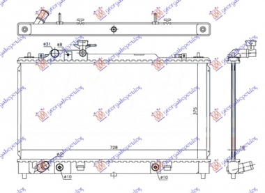 HLAD. MOTORA 1.8-2.0BEN MAN 375x740