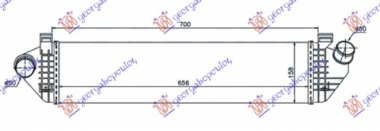 HLAD.INTERC. 1.6-2.0 D DIZEL(655x160x40)
