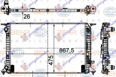 HLAD.MOTORA 1.8-2.0BEN 2.0DIZ AUTO (B-A)