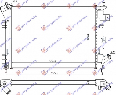 HLADNJAK 1.6i-1.6GDI MAN (55.3x40.0x2.8)