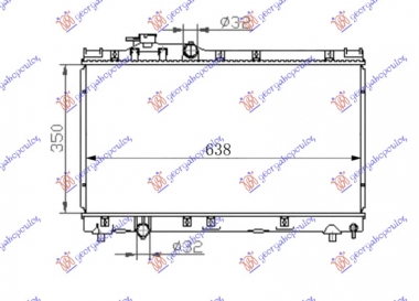 HLADNJAK 1.8 BENZ (350x638x26)