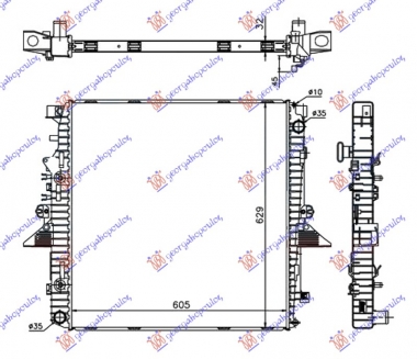 HLADNJAK 4.0i V6 - 4.4i V8 MAN-AUTO BENZ