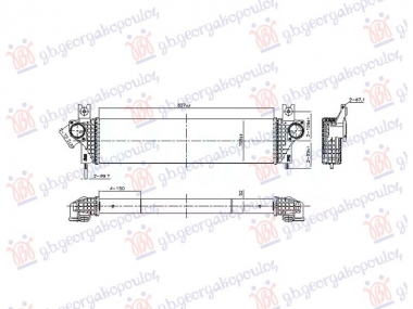 HLADNJAK INTERKULERA 1.4 BENZIN/HIBRID (798x159) (NISSENS)