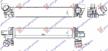 HLADNJAK INTERKULERA 1.5 (225xe HIBRID) BENZIN (585x95x98)