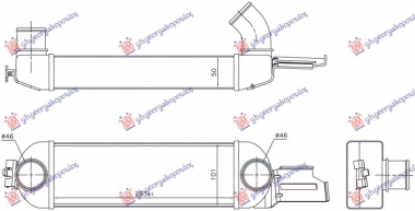 HLADNJAK INTERKULERA 1.7 DTI DIZEL (293x101)