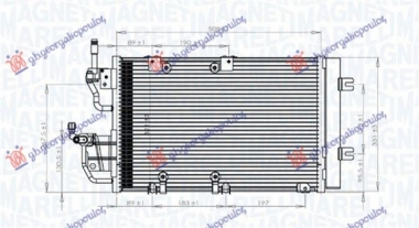 HLADNJAK KLIME 1.3-1.7-1.9 CDTi-2.0 OPC (495x300) (MARELLI)
