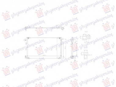 HLADNJAK KLIME 1.6 BENZIN (624x376) (NISSENS)
