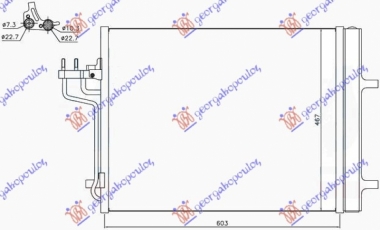 HLADNJAK KLIME 1.6i 16V TURBO - 2.0 TDCi (KOYO)