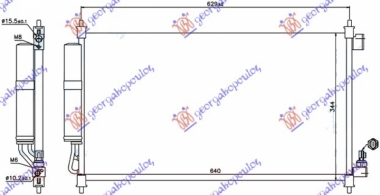 HLADNJAK KLIME 1.6i 16V(61x34.2x1.6)