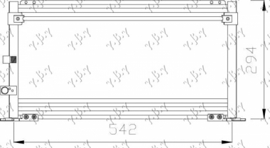 HLADNJAK KLIME. 2.0-2.4cc DIZEL (52X30)