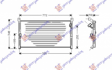 HLADNJAK KLIME 2.0i 16V (79x31)