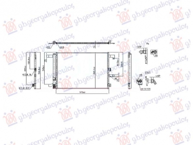 HLADNJAK KLIME 2.5 BENZIN (RS) (544x379) (NISSENS)