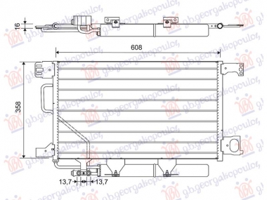 HLADNJAK KLIME 2.7 DIZEL (630x356) (VALEO)
