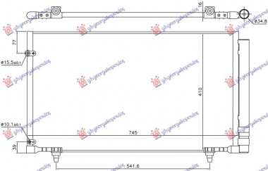 HLADNJAK KLIME 3.5 BENZIN (745x410x16)