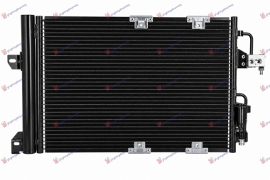 HLADNJAK KLIME ASSY (2002-2004) (555x382x16) (HOSE - FILTER OPPOSITE SIDE) (NRF)