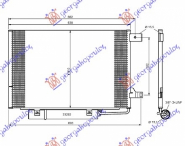 HLADNJAK KLIME BEN 600x410x16 2 NOSACA