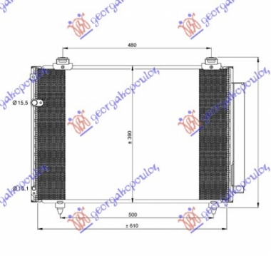 HLADNJAK KLIME BEN-DIZ 04- (610x370x16)