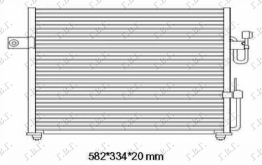 HLADNJAK KLIME BENZIN (50.8x33)
