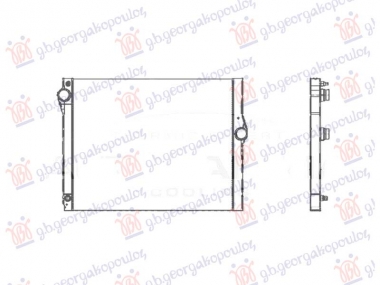 HLADNJAK KLIME BENZIN/HIBRID (610x494x32)