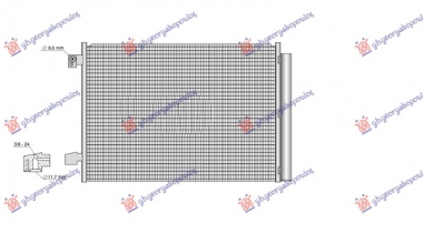 HLADNJAK KLIME SVI MODELSI (650x463x12) (NISSENS)