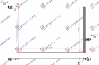 HLADNJAK MOT. DODATNI BEN-DIZ 635x440x16