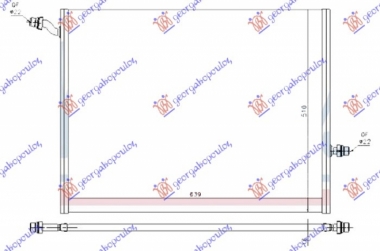 HLADNJAK MOT. DODATNI BEN-DIZ (64x51x16)