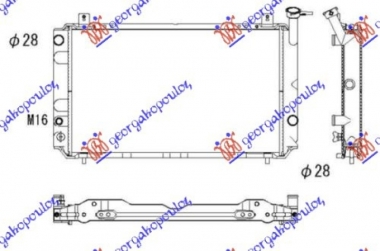 HLADNJAK MOTORA 1.0/1.3/1.5/1.6CC (59x34.8)