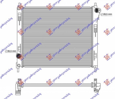 HLADNJAK MOTORA 1.2 DIG-TURBO BENZIN (508x432x16) (NRF)