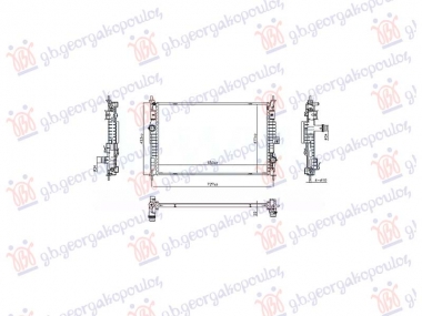 HLADNJAK MOTORA 1.2/1.6 BENZIN/HIBRID - 1.5/1.6/2.0 DIZEL (MAN/AUTO) (650x411) (NISSENS)