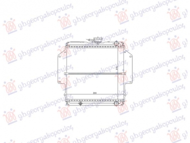 HLADNJAK MOTORA 1.3 BENZIN (360x390) (NRF)