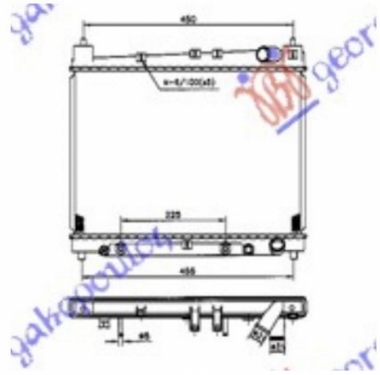 HLADNJAK MOTORA 1.3/1.5 (AUTO) (35x49) (KOYO)