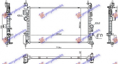 HLADNJAK MOTORA 1.4 BENZIN (MANUELNI/AUTOMATSKI) (620x365) (NRF)
