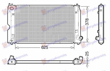 HLADNJAK MOTORA 1.4 D4D DIZEL (MAN) (625x390) (KOYO)