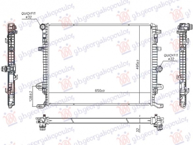 HLADNJAK MOTORA 1.4/2.0 BENZIN - 2.0 DIZEL (650x494)