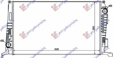 HLADNJAK MOTORA 1.5 DCI (62.8x39) (NRF)