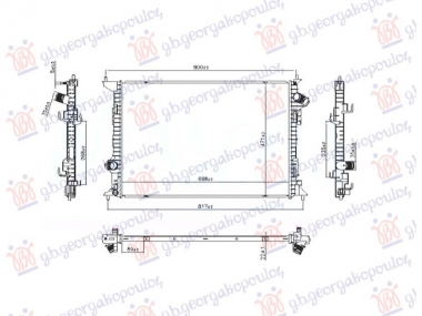 HLADNJAK MOTORA 1.5 DIZEL (698x470) (NRF)