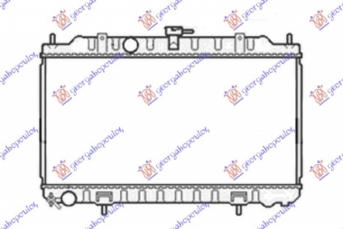 HLADNJAK MOTORA 1.5/1.8 (360x690) (JAPAN) (GORNJI OTVORI NOSACA VENTILATORA 400mm) (KOYO)