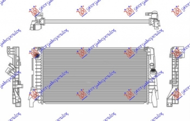 HLADNJAK MOTORA 1.5/2.0 (S) BENZIN (MAN/AUTO) (680x355) (NISSENS)