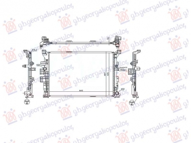 HLADNJAK MOTORA 1.6 BENZIN - 1.8 DIZEL (MAN) (640x429) (NRF)