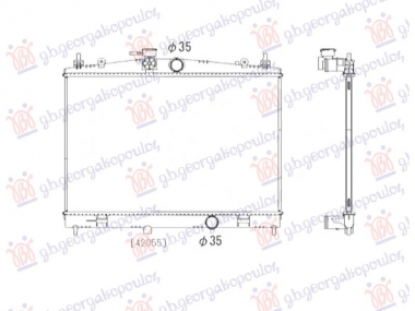 HLADNJAK MOTORA 1.6 BENZIN/GAS (MAN/AUTO) (652x388) (NISSENS)